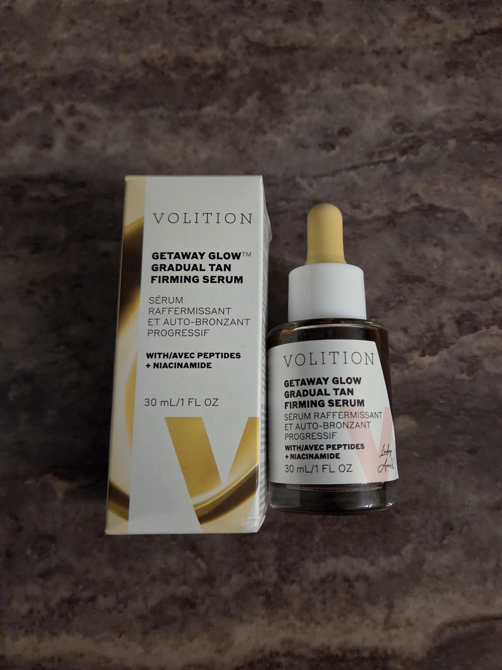 Volition Getaway Glow Gradual Tan Firming Facial Serum 1oz BNIB